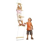 Eichhorn 100004504 - Outdoor Strickleiter aus Holz - TÜV/GS geprüft - Länge: 170cm