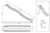 Wellenrutsche Rutsche 300 cm apfelgrün Tüv-geprüft von Gartenpirat® - 2