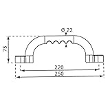 Handgriffe Haltegriffe 235mm für Spielturm - 2