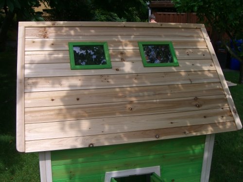 Kinderspielhaus Stelzenhaus aus Holz mit Rutsche - 7