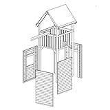 Wandelemente für Gartenpirat Premium Spielturm S, M, L und XL