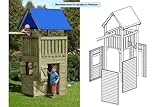 Wandelemente für Gartenpirat Premium Spielturm S, M, L und XL - 3