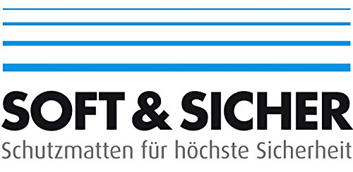 Fallschutzmatten Play Protect Plus | extragroß | grau | made in Germany | einzeln oder im 2er Set (2 Stück: 100 x 100 cm) - 6