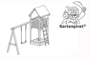 Gartenpirat Kinderspielhaus günstig