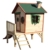 Kinderspielhaus ROSI - Stelzenhaus aus Holz mit roter Rutsche - 8