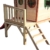 Kinderspielhaus ROSI - Stelzenhaus aus Holz mit roter Rutsche - 9